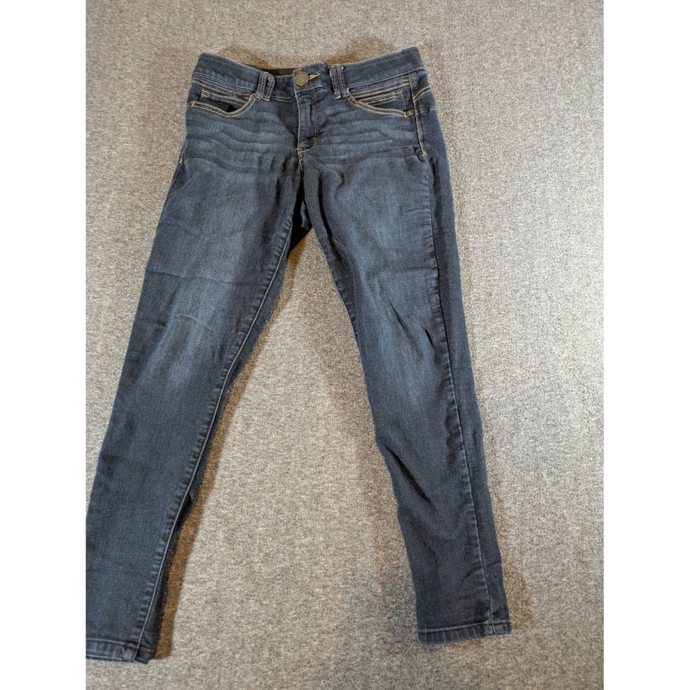 Democracy Jeans Women's Size 8 Blue Ab Technology Skinny Stretch Denim 29X 25‎